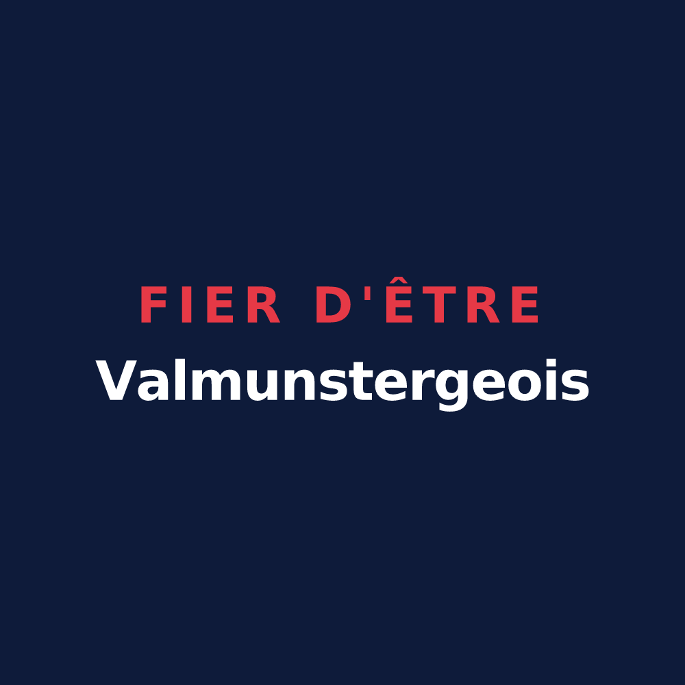 T-shirt « Fier d'être Valmunstergeois » — design pour Valmunster