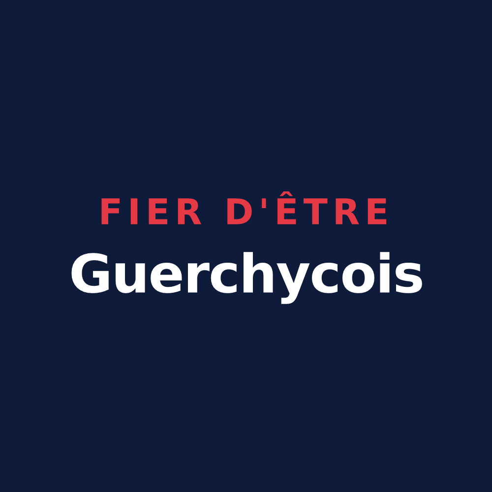 T-shirt « Fier d'être Guerchycois » — design pour Valravillon