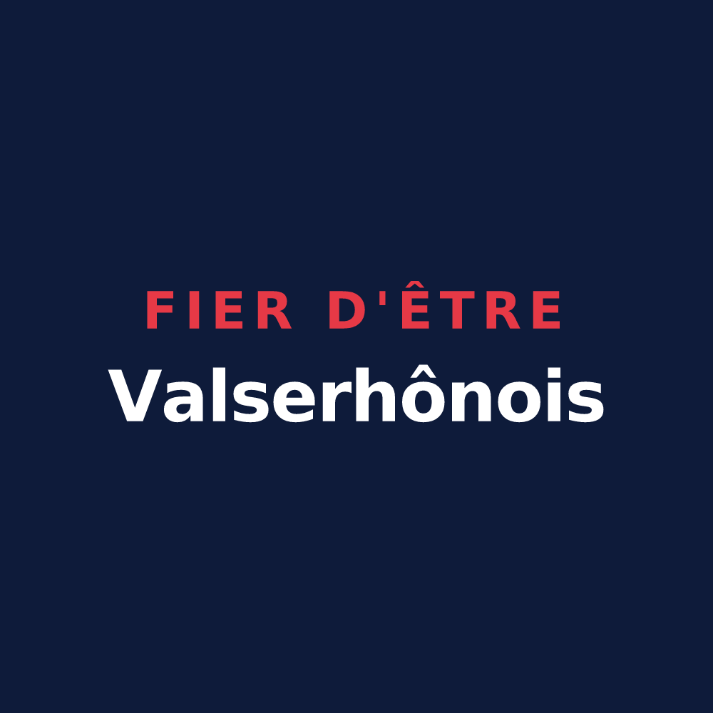 T-shirt « Fier d'être Valserhônois » — design pour Valserhône