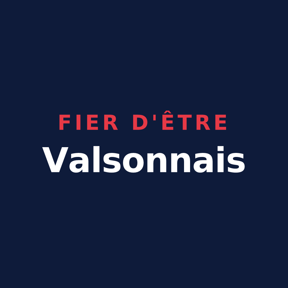 T-shirt « Fier d'être Valsonnais » — design pour Valsonne