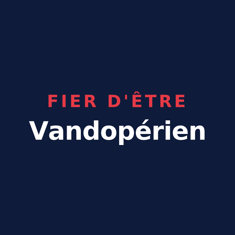 T-shirt « Fier d'être Vandopérien » — design pour Vandœuvre-lès-Nancy