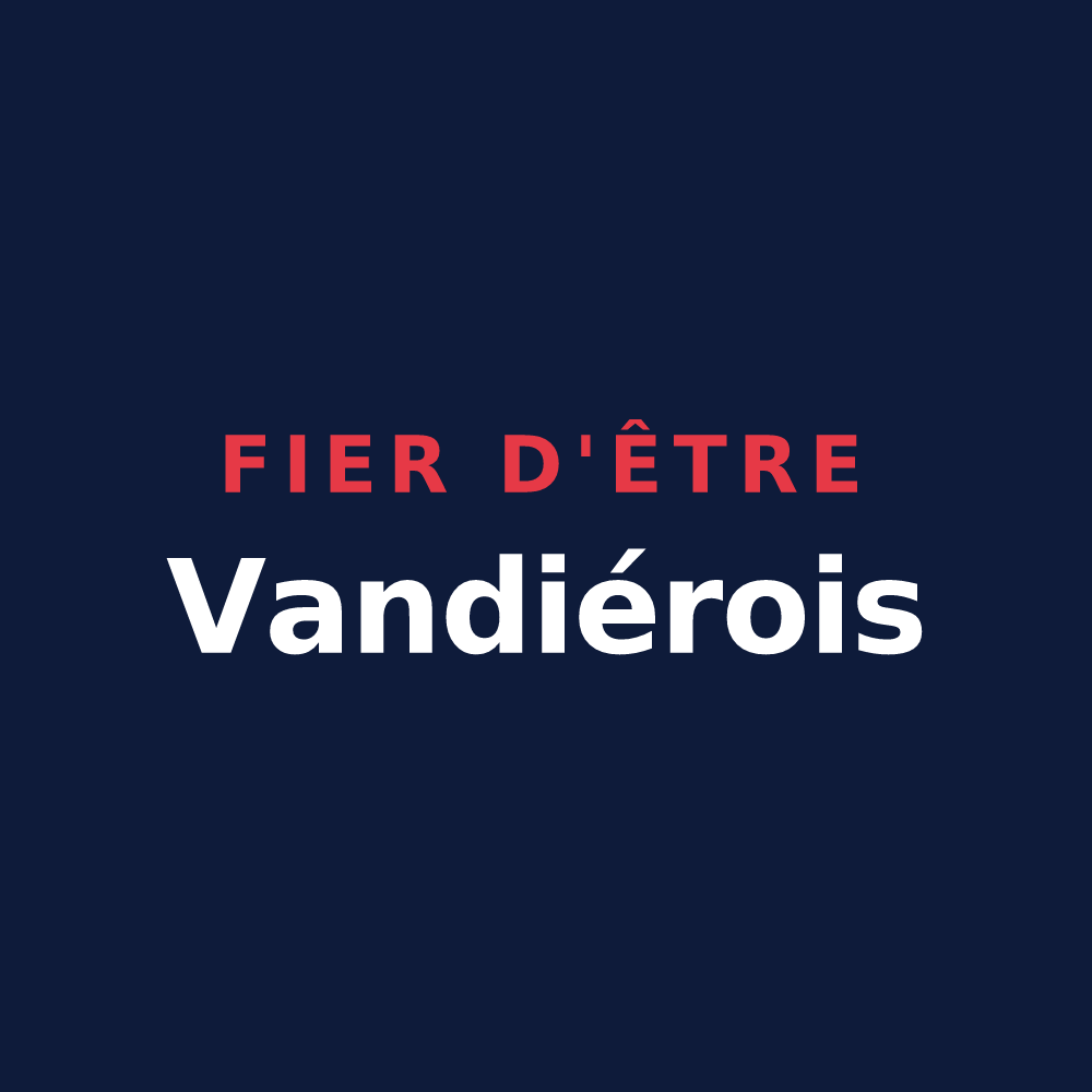 T-shirt « Fier d'être Vandiérois » — design pour Vandières