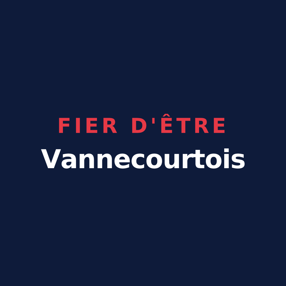 T-shirt « Fier d'être Vannecourtois » — design pour Vannecourt