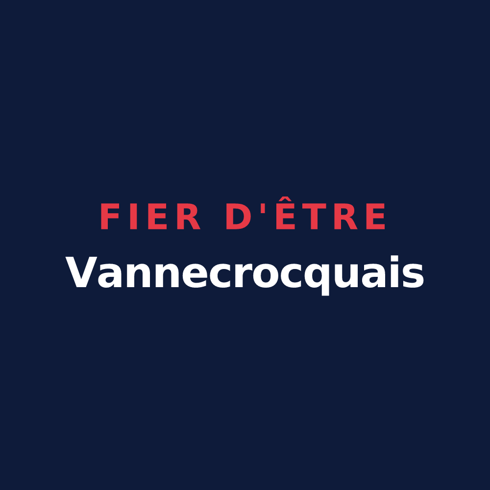 T-shirt « Fier d'être Vannecrocquais » — design pour Vannecrocq