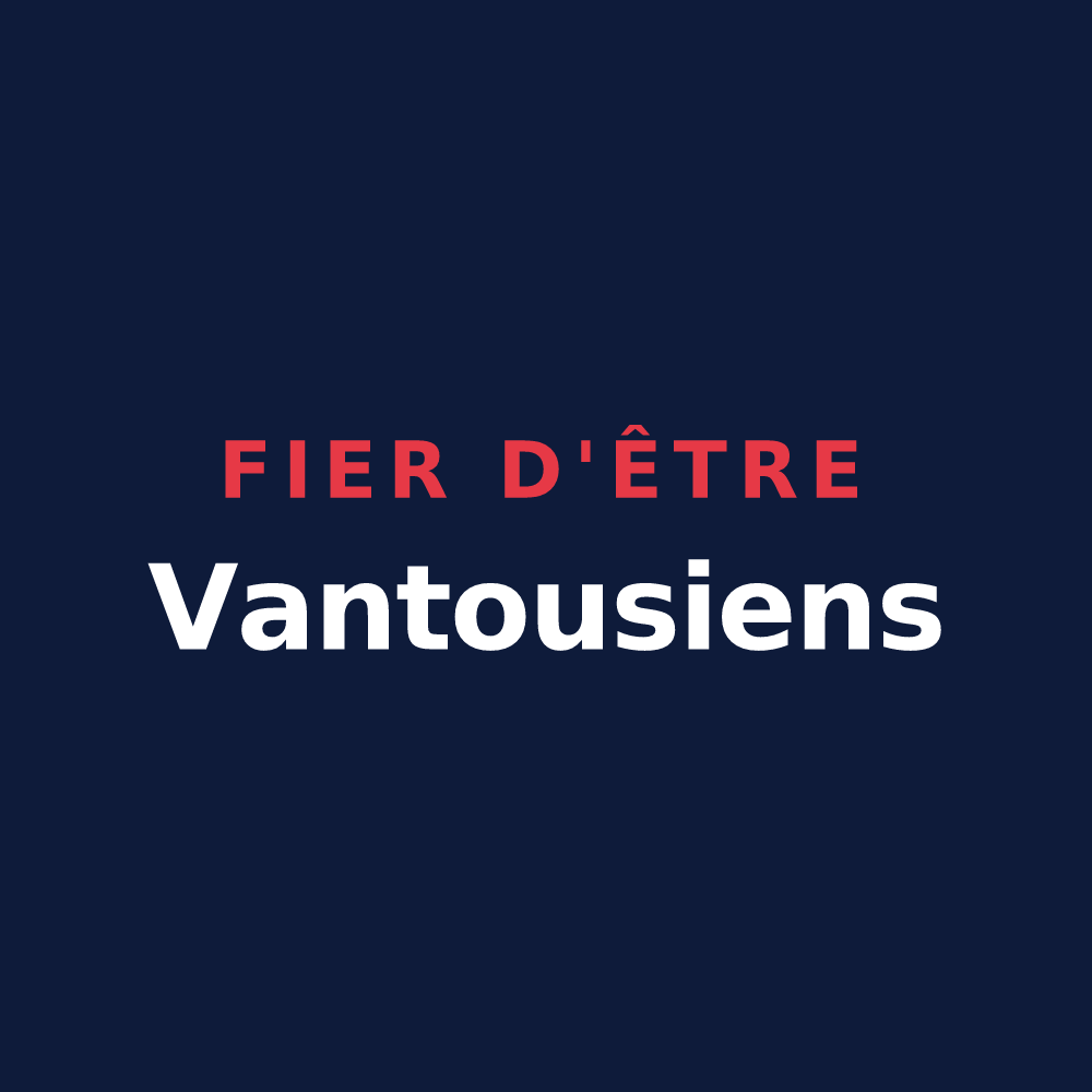 T-shirt « Fier d'être Vantousiens » — design pour Vantoux