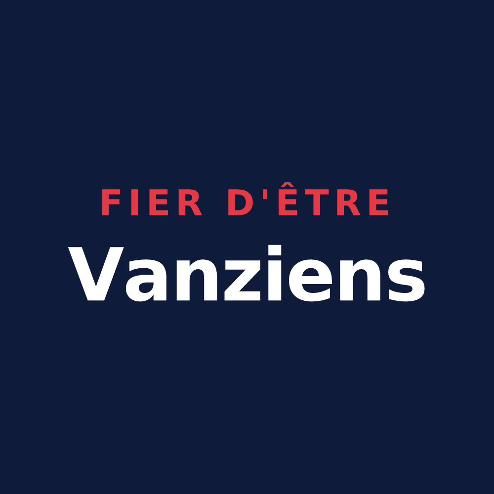 T-shirt « Fier d'être Vanziens » — design pour Vanzy