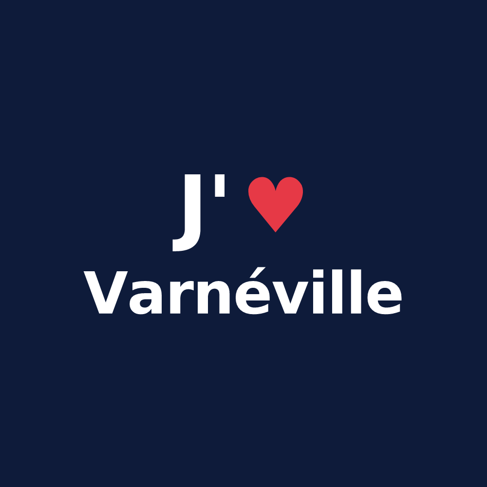 T-shirt personnalisé Varnéville — design J'aime Varnéville