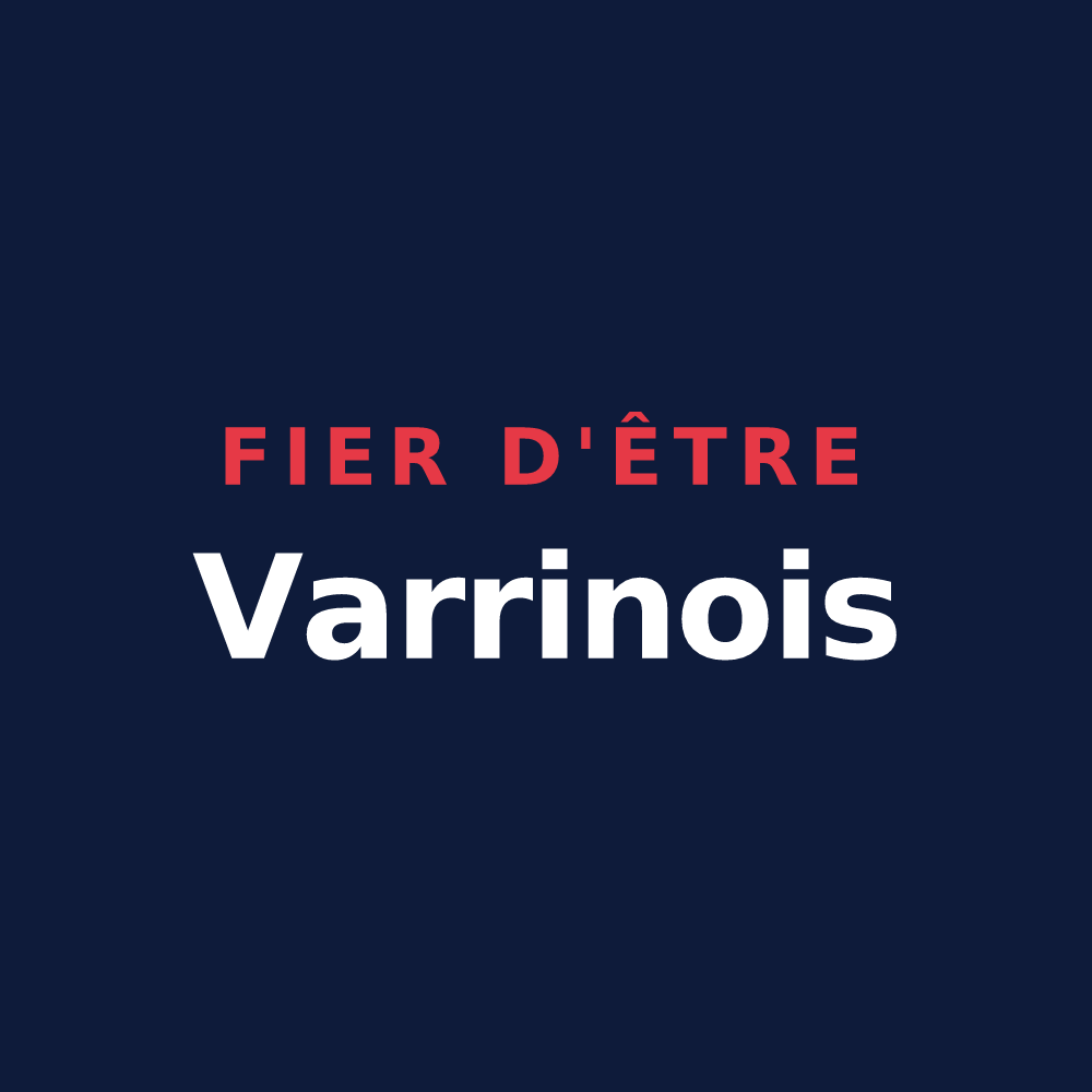 T-shirt « Fier d'être Varrinois » — design pour Varrains