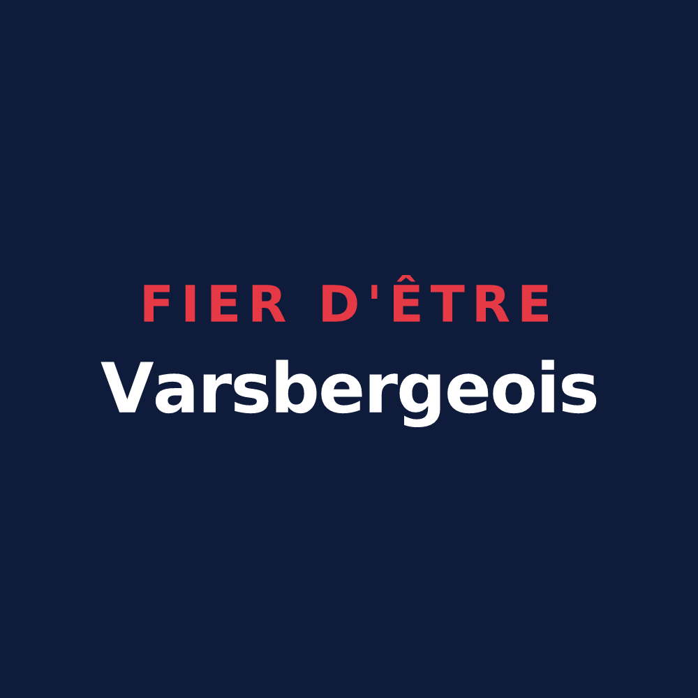 T-shirt « Fier d'être Varsbergeois » — design pour Varsberg