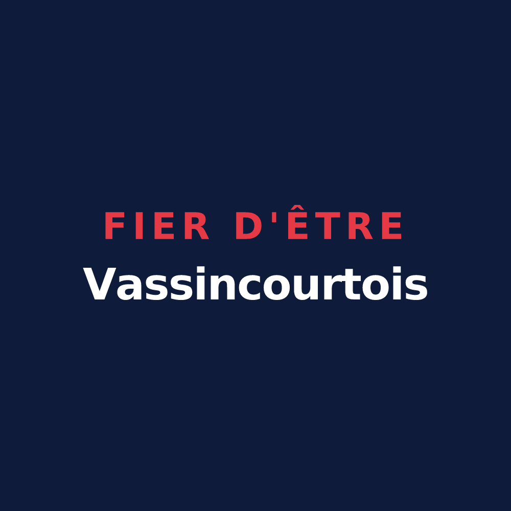 T-shirt « Fier d'être Vassincourtois » — design pour Vassincourt