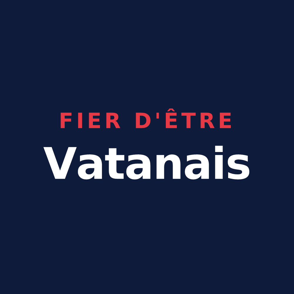 T-shirt « Fier d'être Vatanais » — design pour Vatan