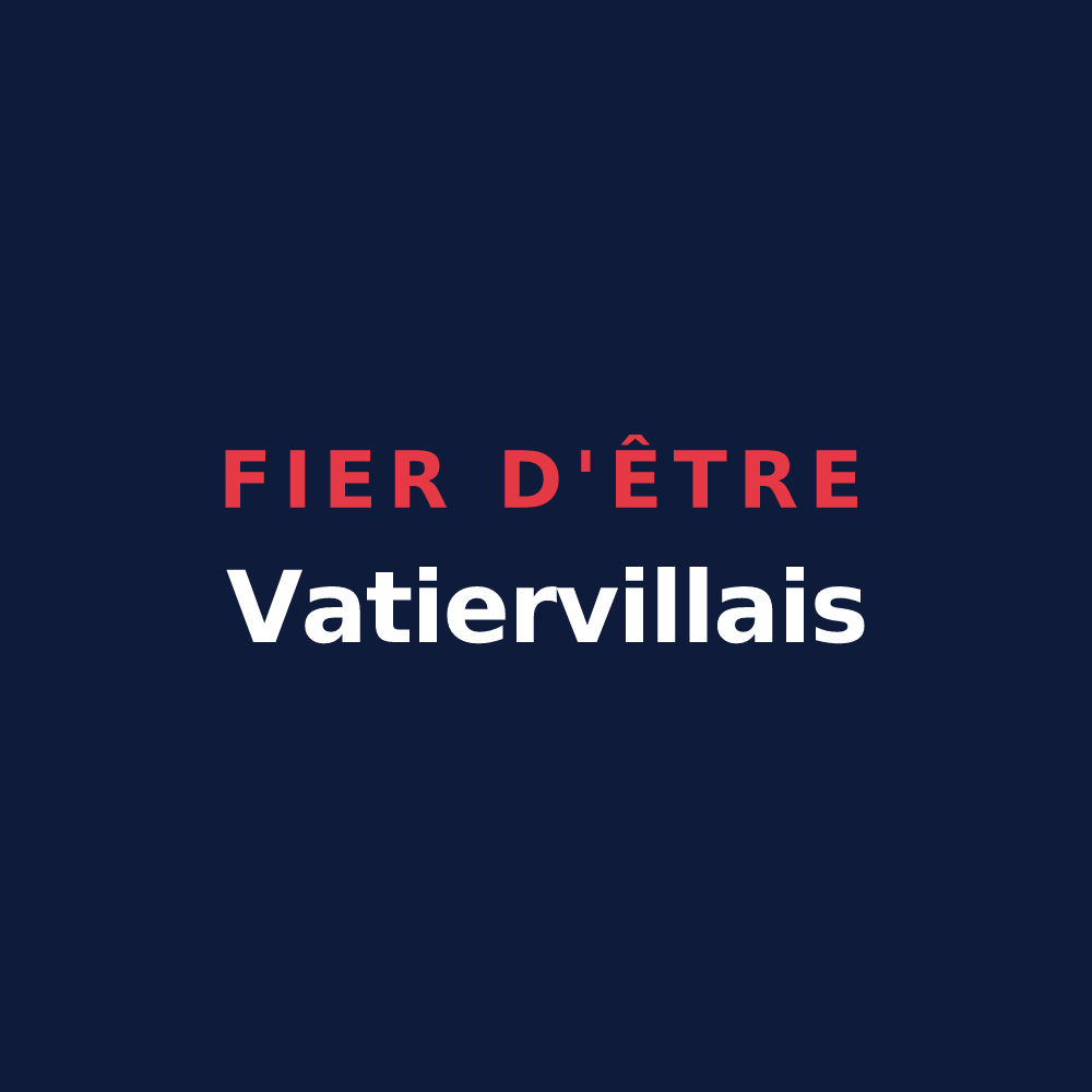 T-shirt « Fier d'être Vatiervillais » — design pour Vatierville