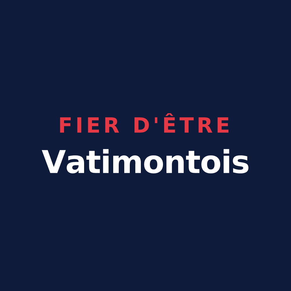 T-shirt « Fier d'être Vatimontois » — design pour Vatimont