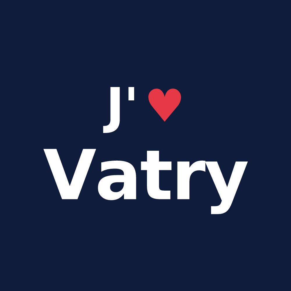 T-shirt personnalisé Vatry — design J'aime Vatry