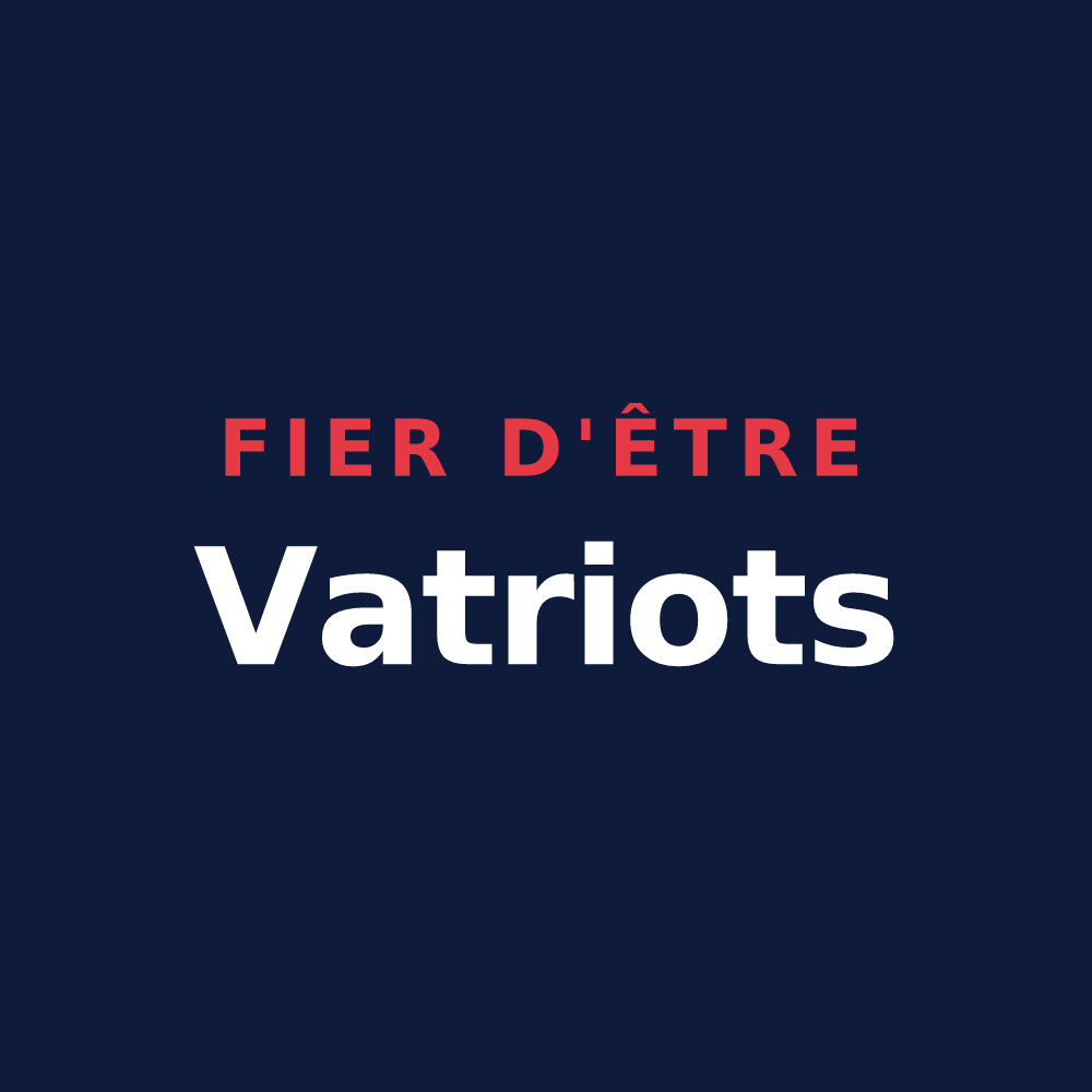 T-shirt « Fier d'être Vatriots » — design pour Vatry