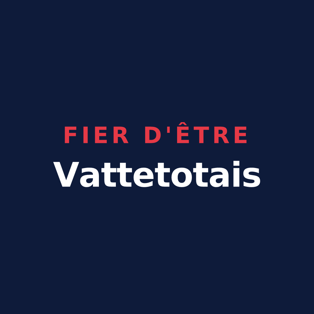 T-shirt « Fier d'être Vattetotais » — design pour Vattetot-sur-Mer