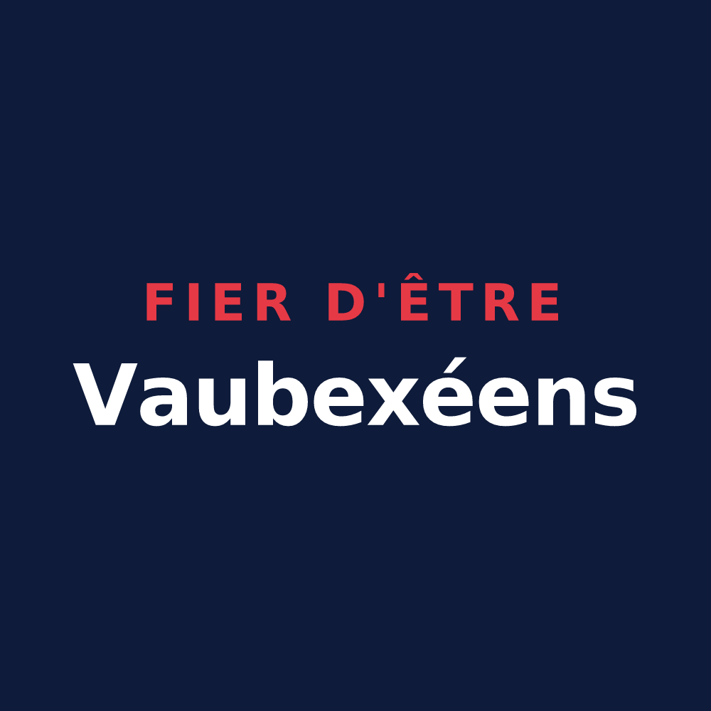 T-shirt « Fier d'être Vaubexéens » — design pour Vaubexy