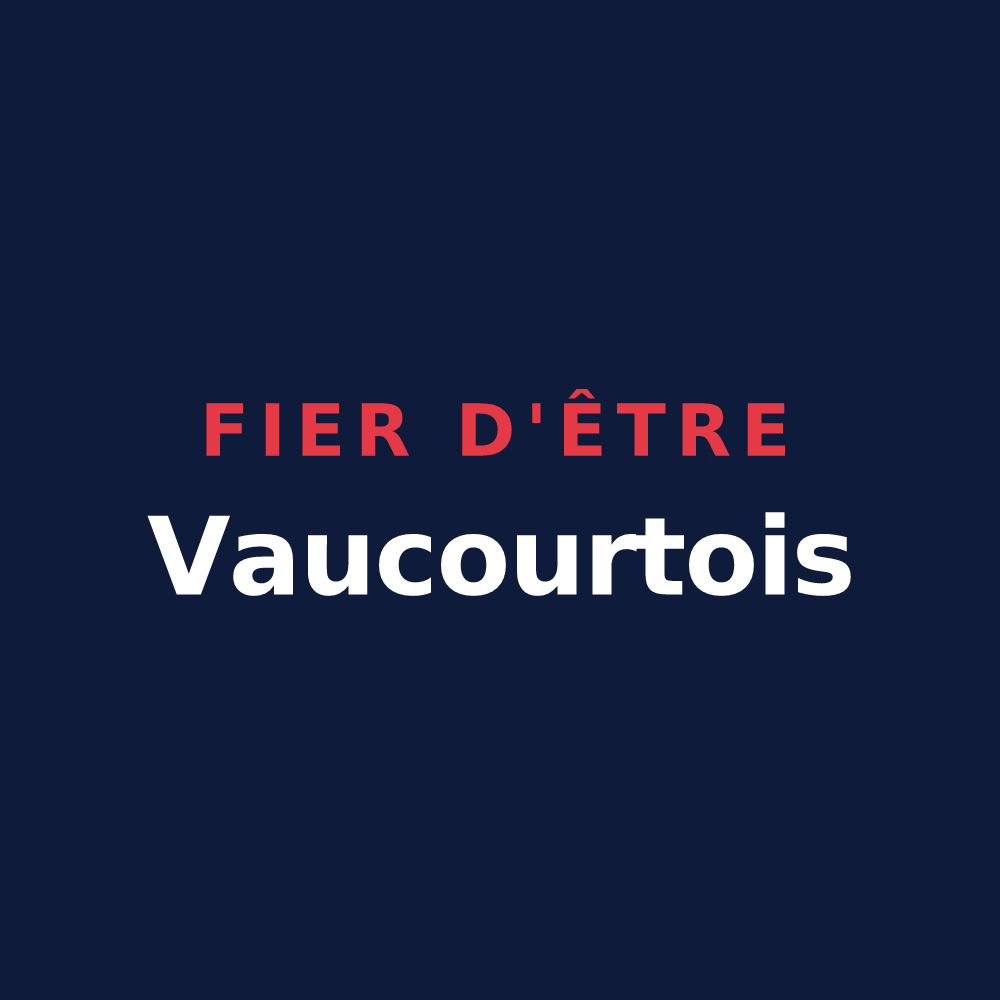 T-shirt « Fier d'être Vaucourtois » — design pour Vaucourt