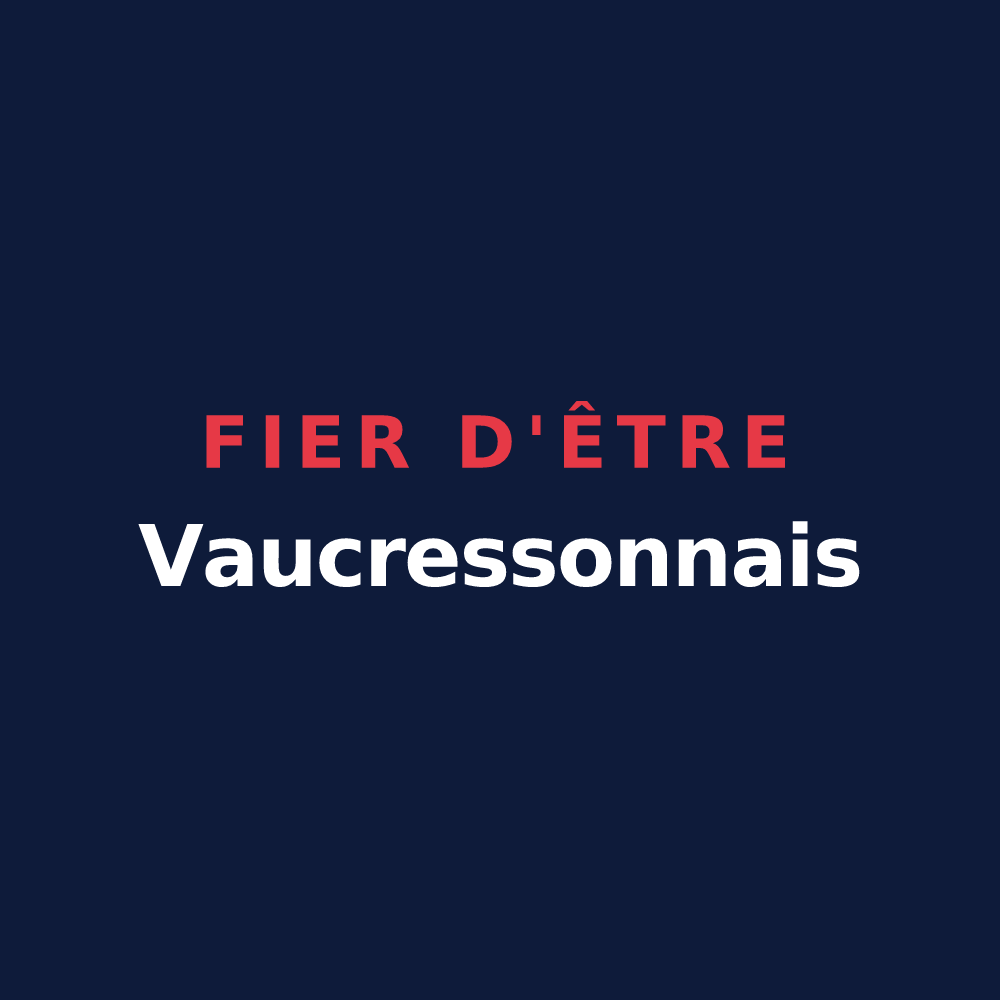 T-shirt « Fier d'être Vaucressonnais » — design pour Vaucresson
