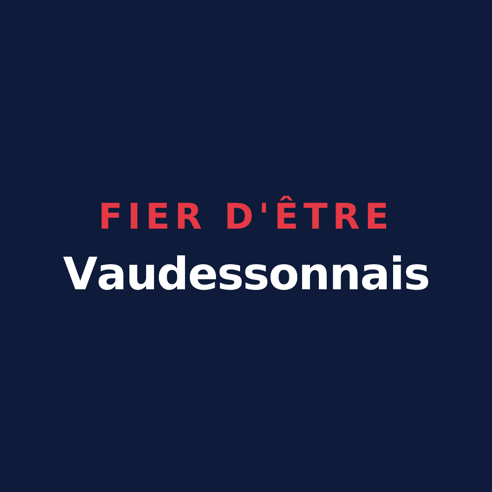 T-shirt « Fier d'être Vaudessonnais » — design pour Vaudesson