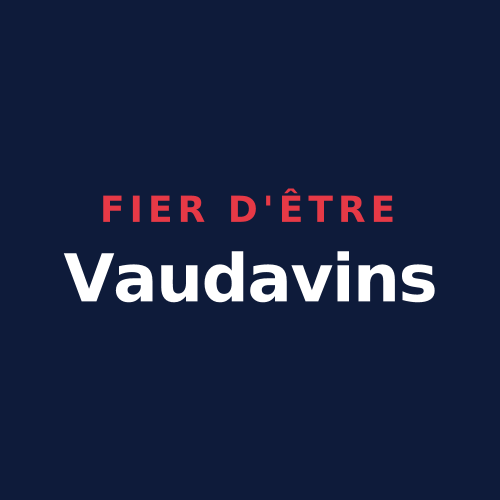 T-shirt « Fier d'être Vaudavins » — design pour Vaudevant