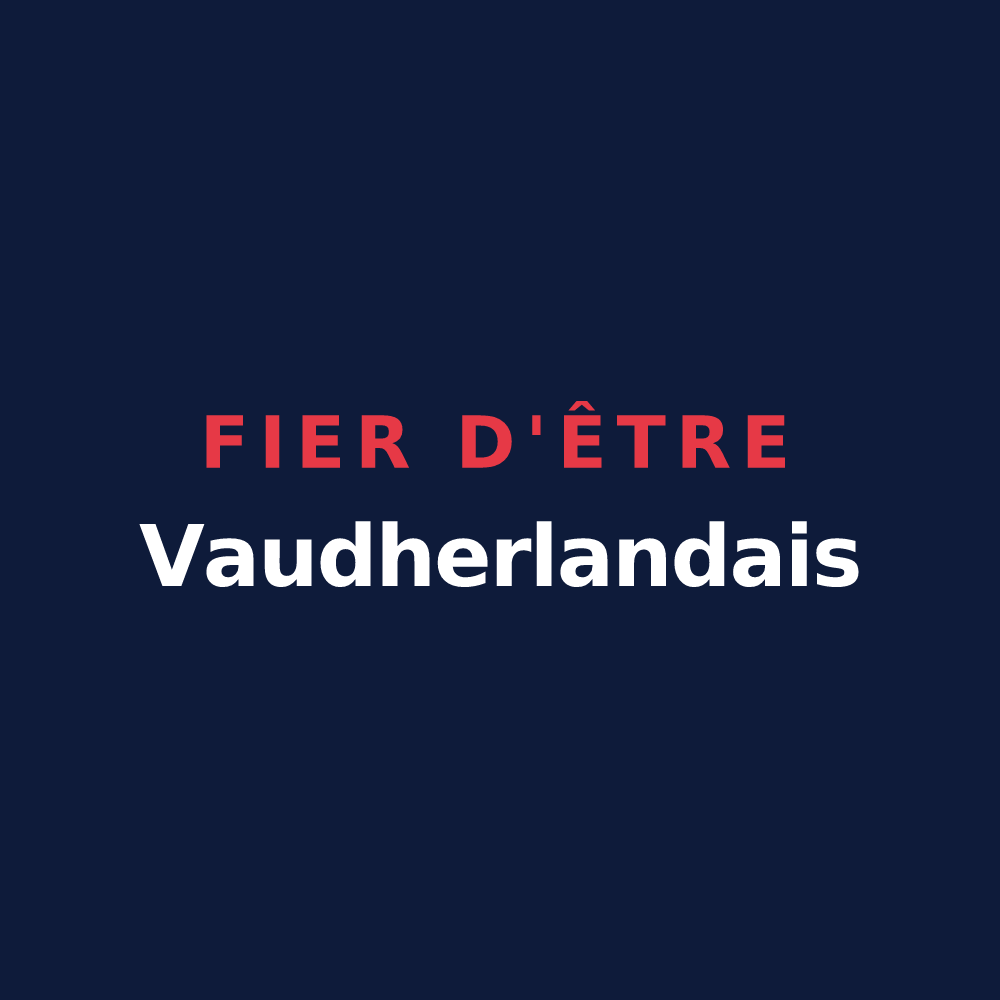 T-shirt « Fier d'être Vaudherlandais » — design pour Vaudherland