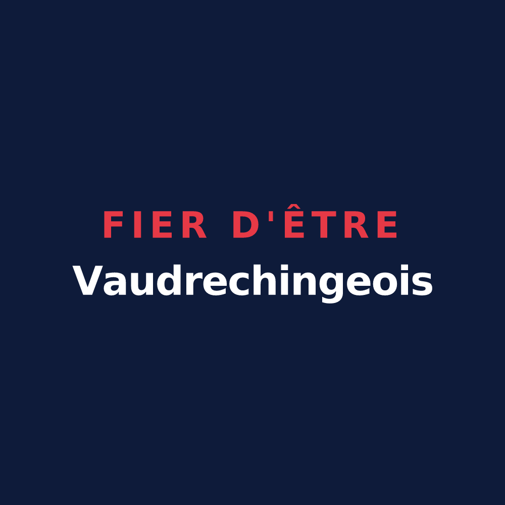 T-shirt « Fier d'être Vaudrechingeois » — design pour Vaudreching