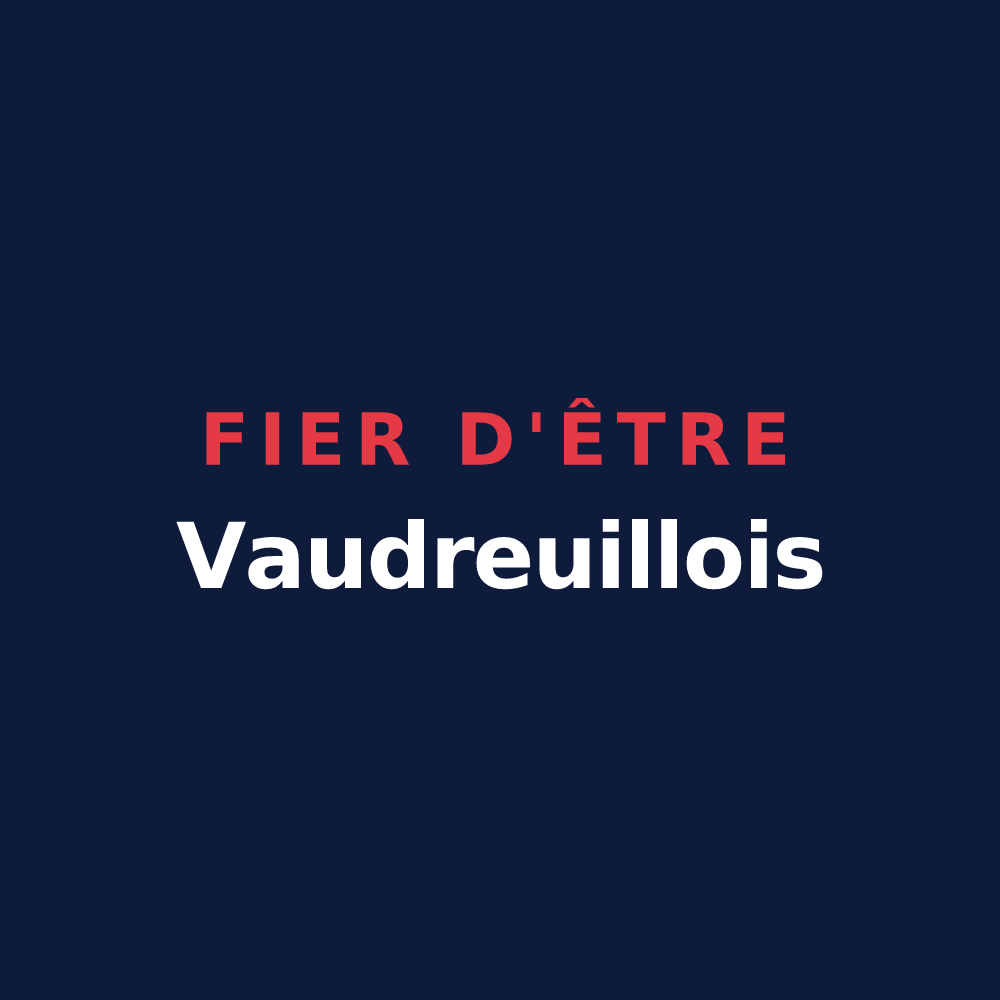 T-shirt « Fier d'être Vaudreuillois » — design pour Vaudreuille