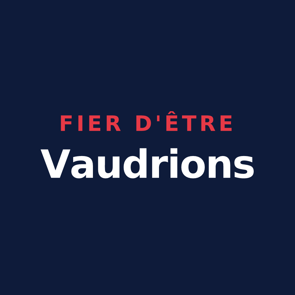T-shirt « Fier d'être Vaudrions » — design pour Vaudrey