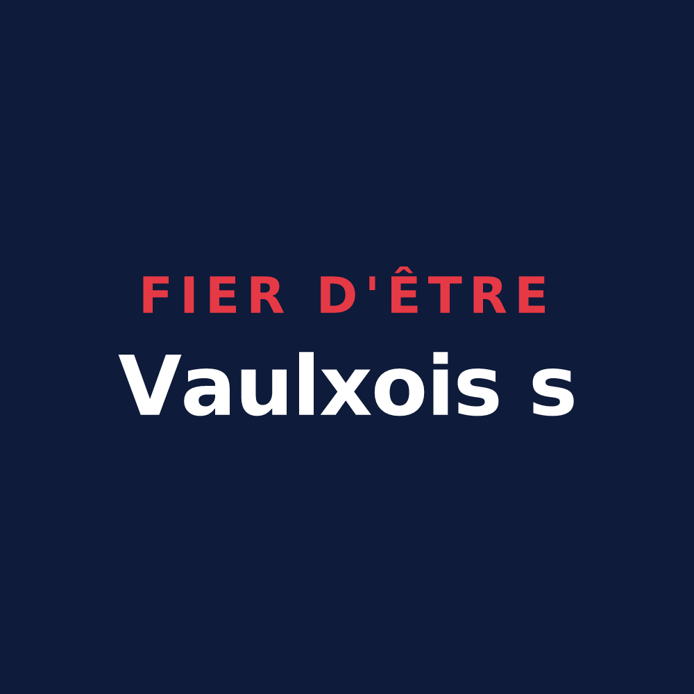 T-shirt « Fier d'être Vaulxois s » — design pour Vaulx-Milieu
