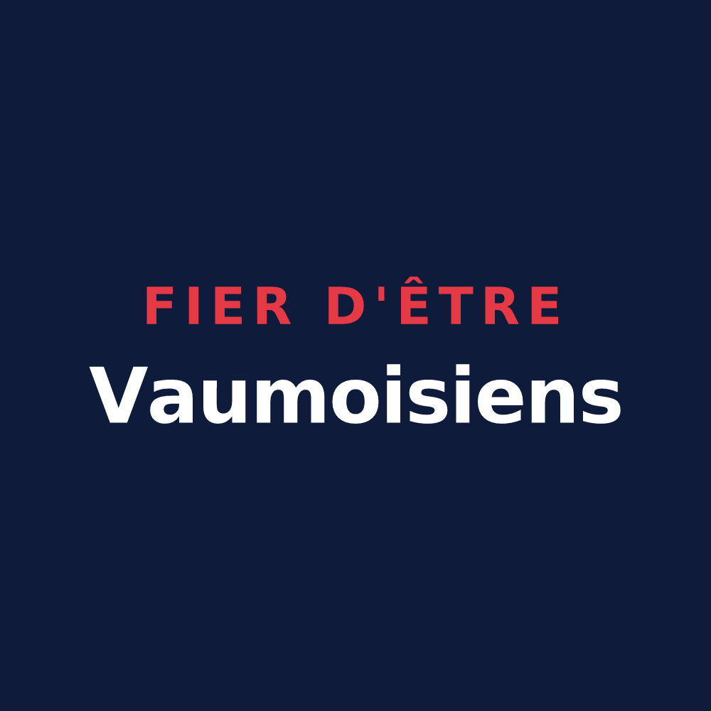 T-shirt « Fier d'être Vaumoisiens » — design pour Vaumoise