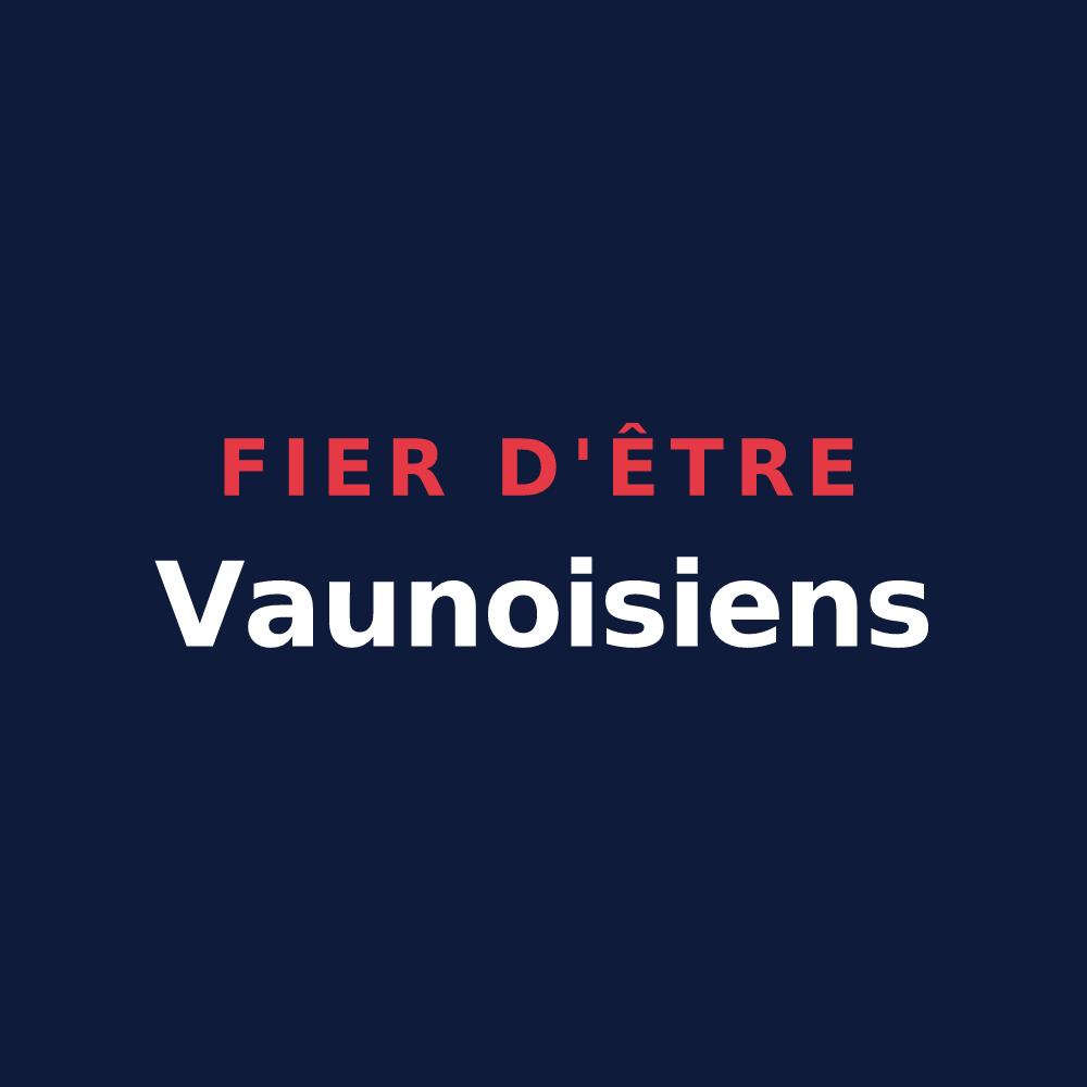 T-shirt « Fier d'être Vaunoisiens » — design pour Vaunoise