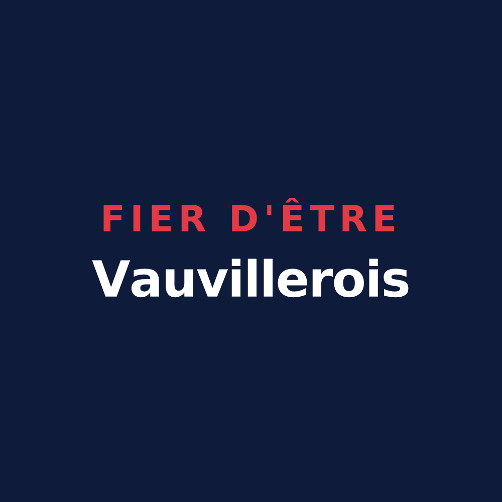 T-shirt « Fier d'être Vauvillerois » — design pour Vauvillers