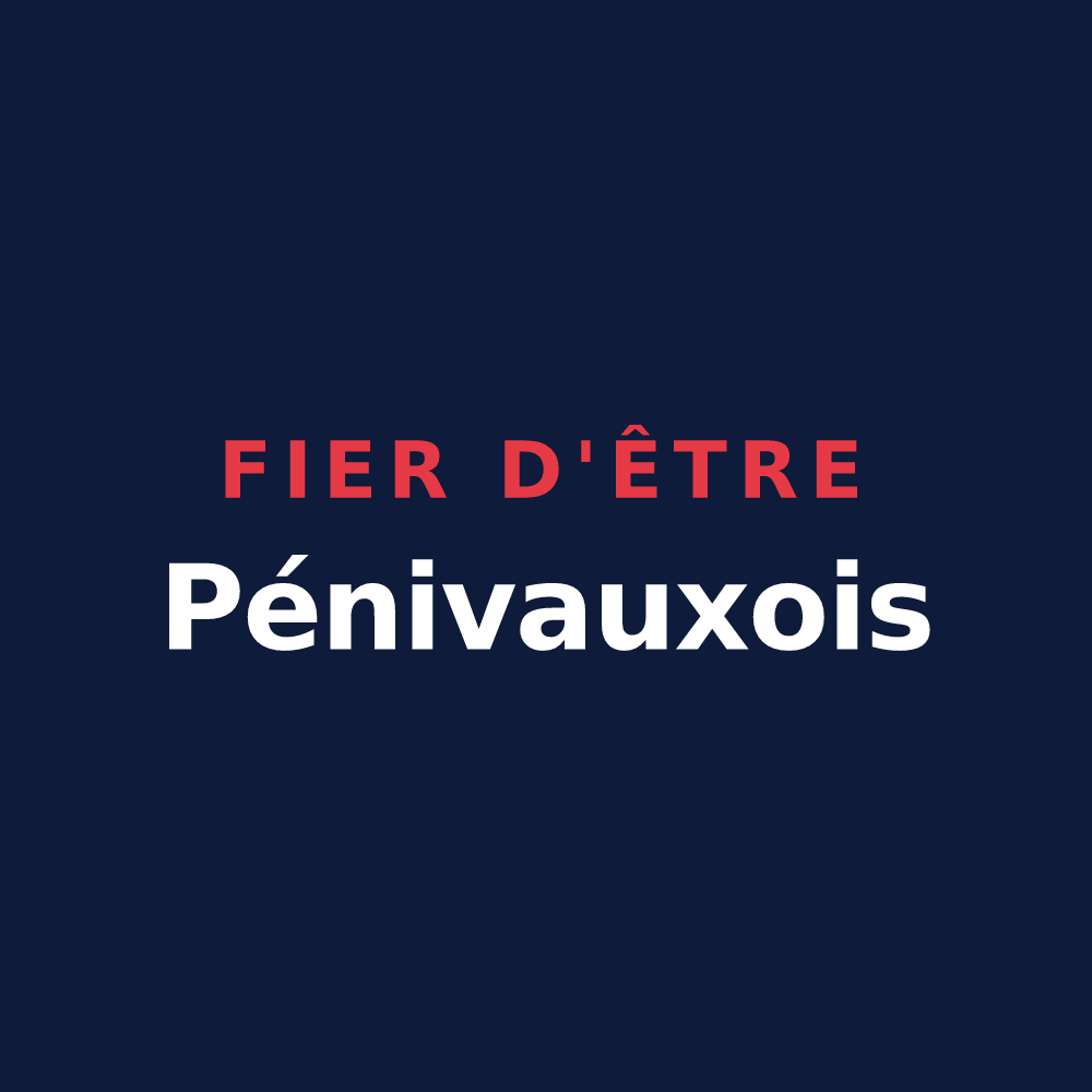 T-shirt « Fier d'être Pénivauxois » — design pour Vaux-le-Pénil