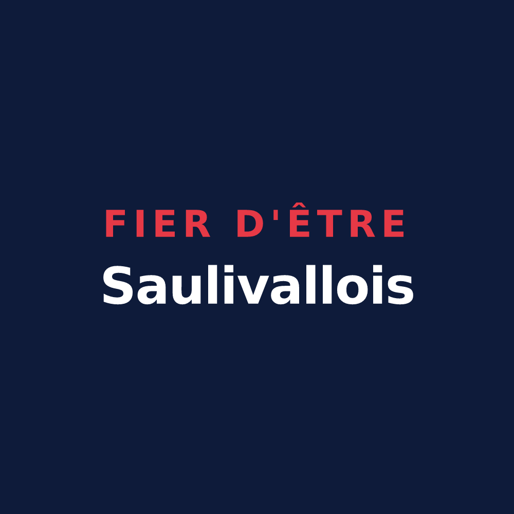T-shirt « Fier d'être Saulivallois » — design pour Vaux-Saules