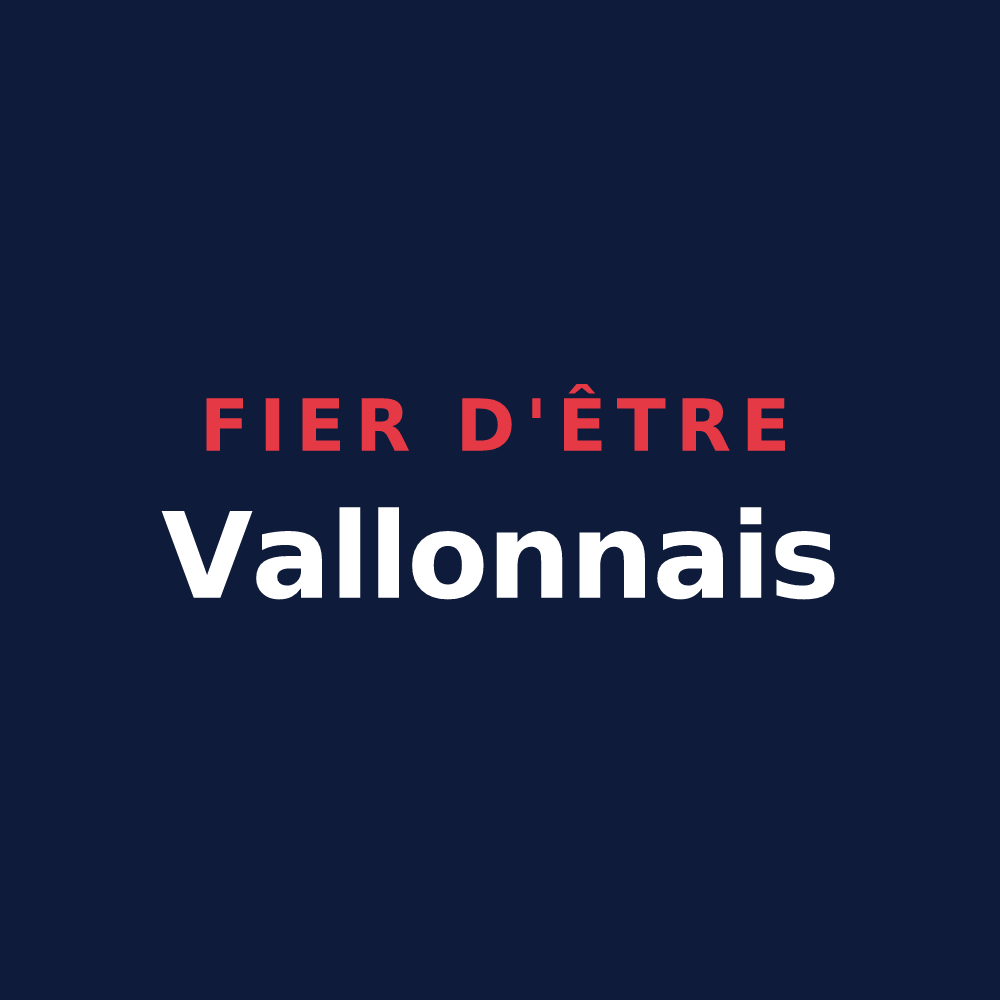 T-shirt « Fier d'être Vallonnais » — design pour Vaux-sur-Aure