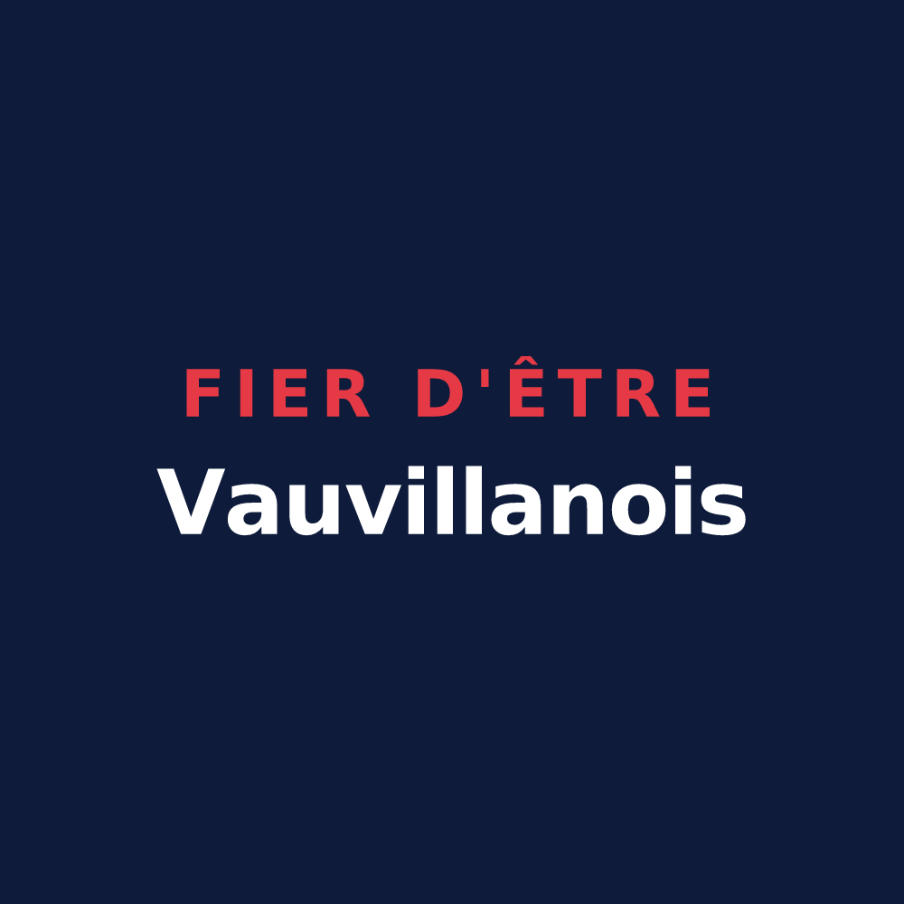 T-shirt « Fier d'être Vauvillanois » — design pour Vaux-Villaine