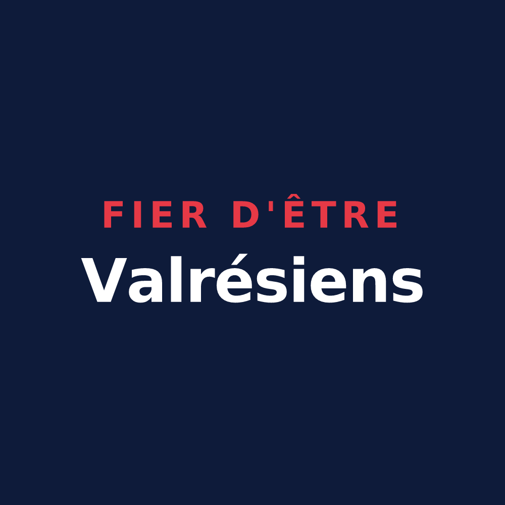 T-shirt « Fier d'être Valrésiens » — design pour Vauxrezis