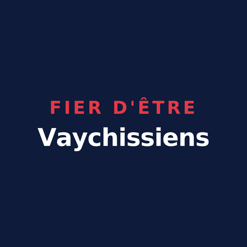 T-shirt « Fier d'être Vaychissiens » — design pour Vaychis