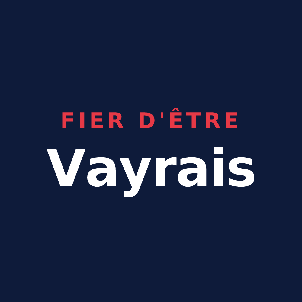 T-shirt « Fier d'être Vayrais » — design pour Vayres
