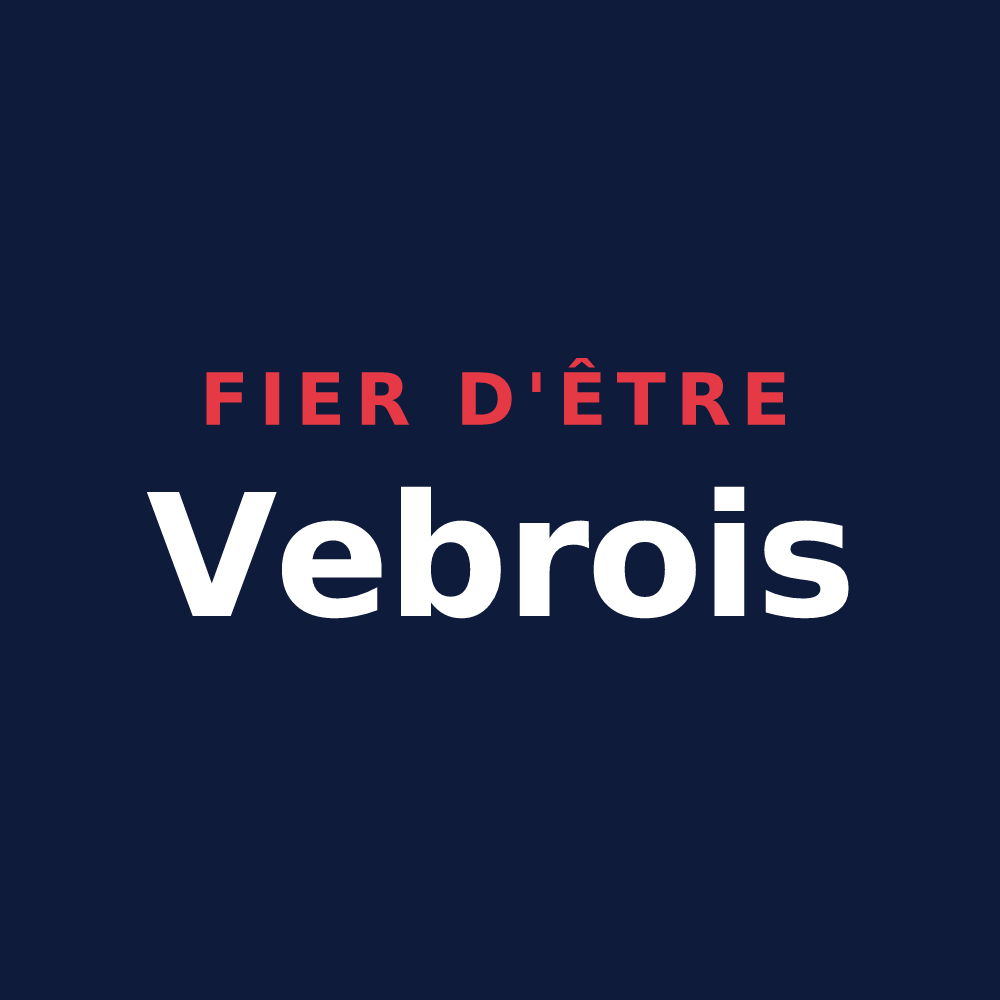 T-shirt « Fier d'être Vebrois » — design pour Vèbre