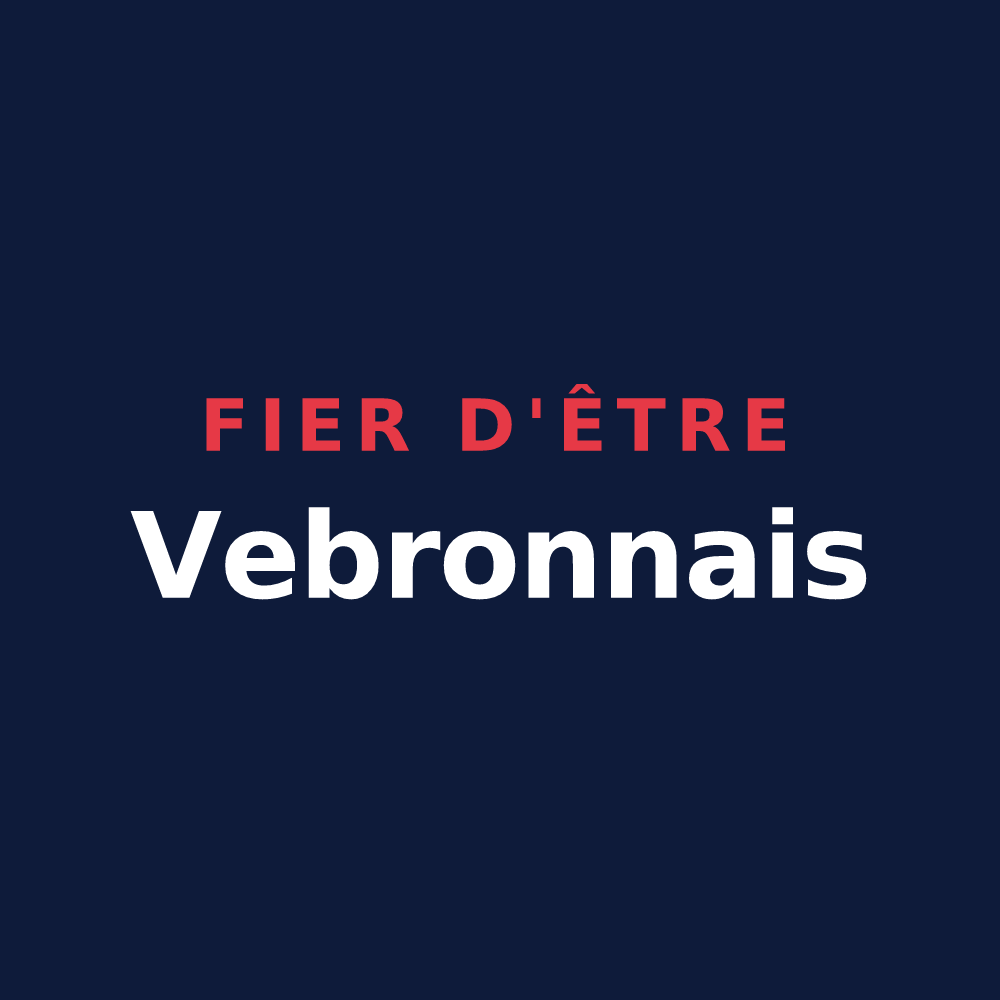 T-shirt « Fier d'être Vebronnais » — design pour Vebron