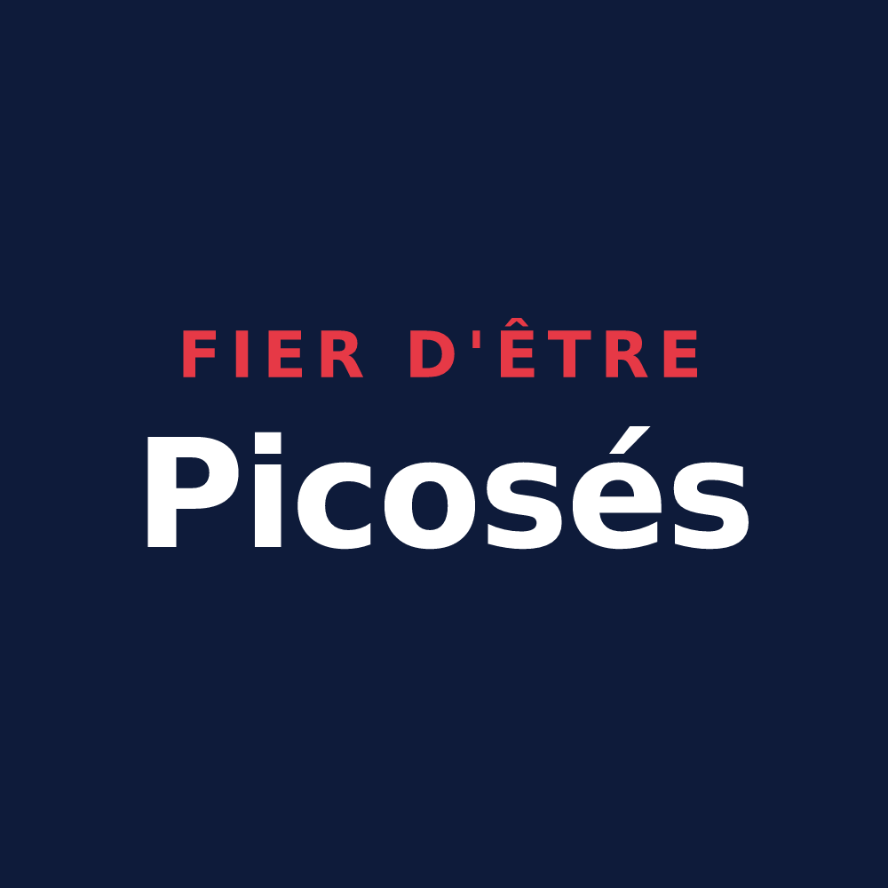 T-shirt « Fier d'être Picosés » — design pour Vecoux