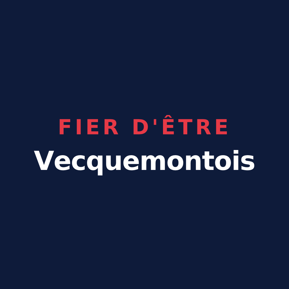 T-shirt « Fier d'être Vecquemontois » — design pour Vecquemont