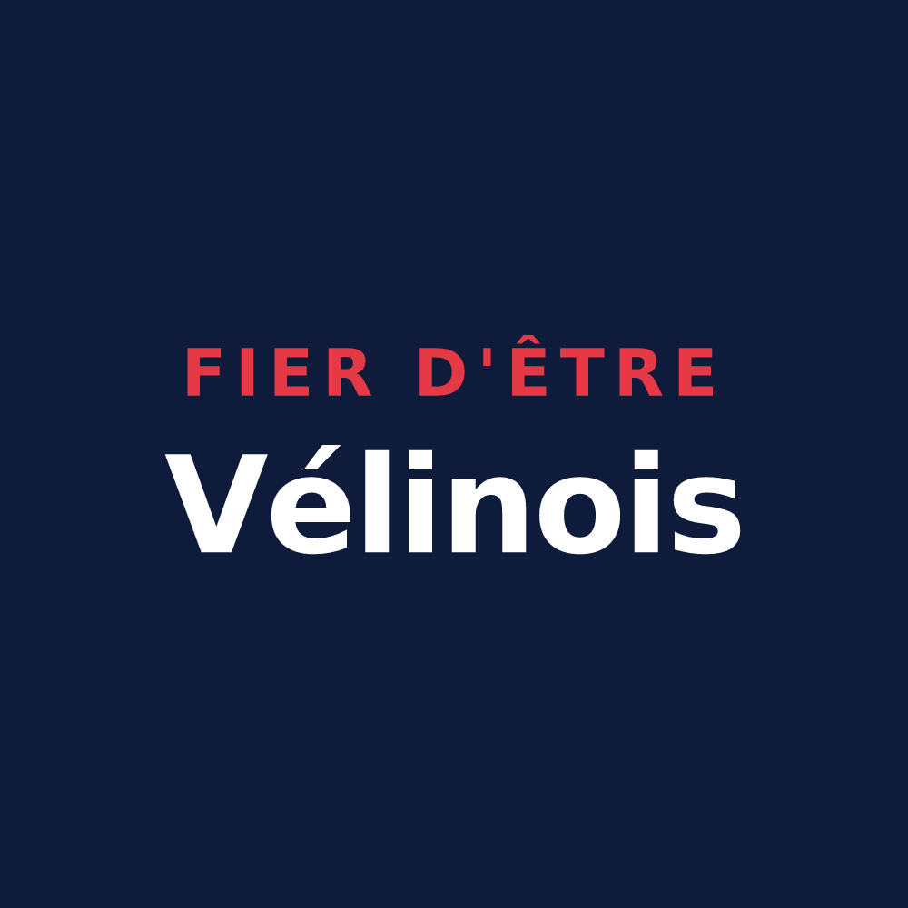 T-shirt « Fier d'être Vélinois » — design pour Vélines