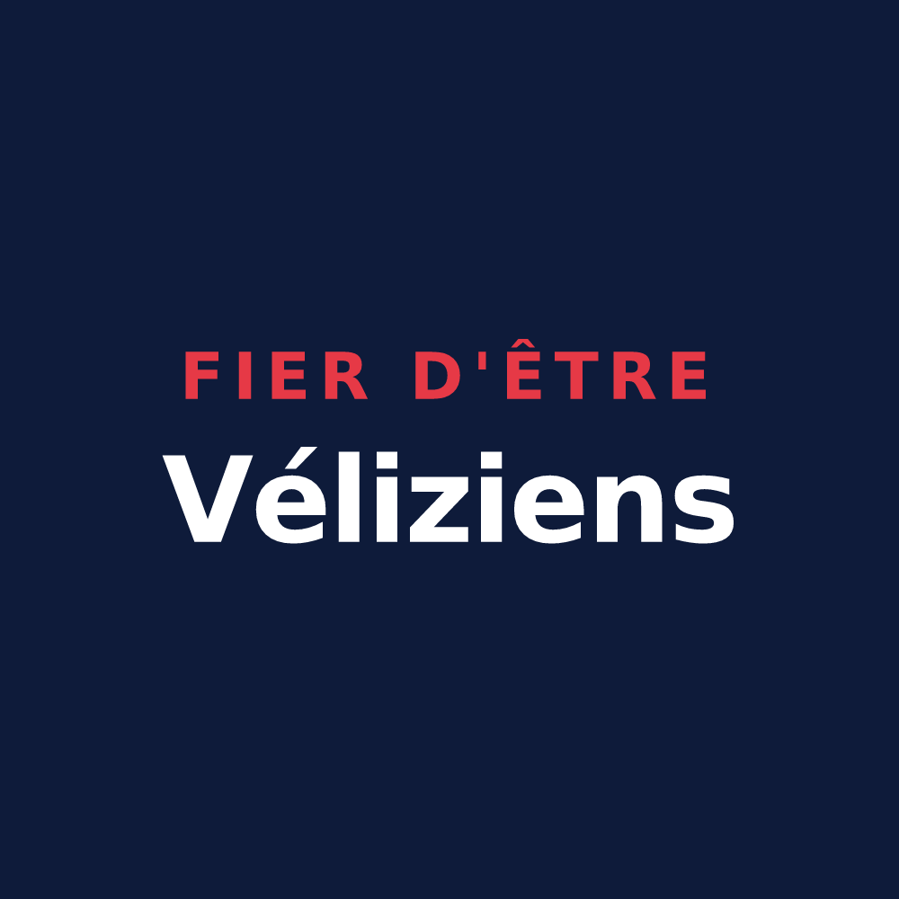 T-shirt « Fier d'être Véliziens » — design pour Vélizy-Villacoublay