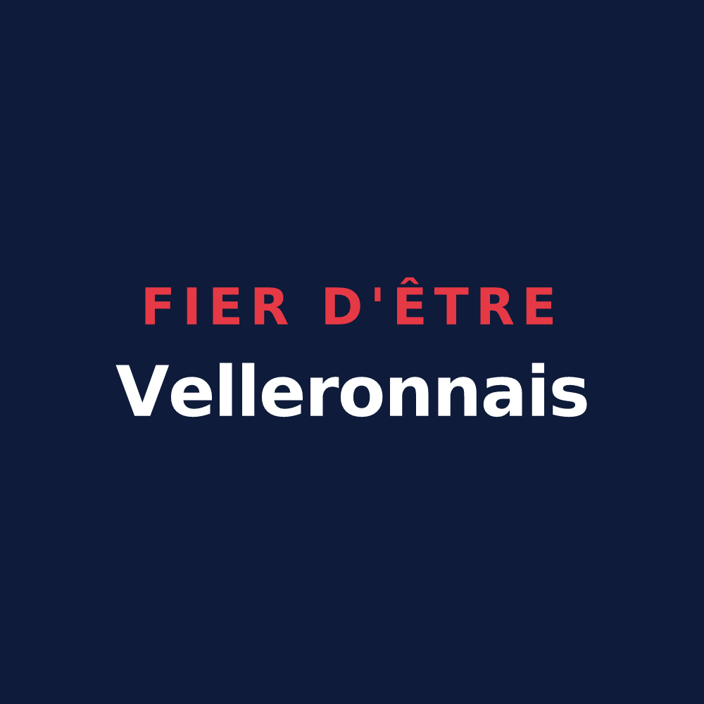 T-shirt « Fier d'être Velleronnais » — design pour Velleron
