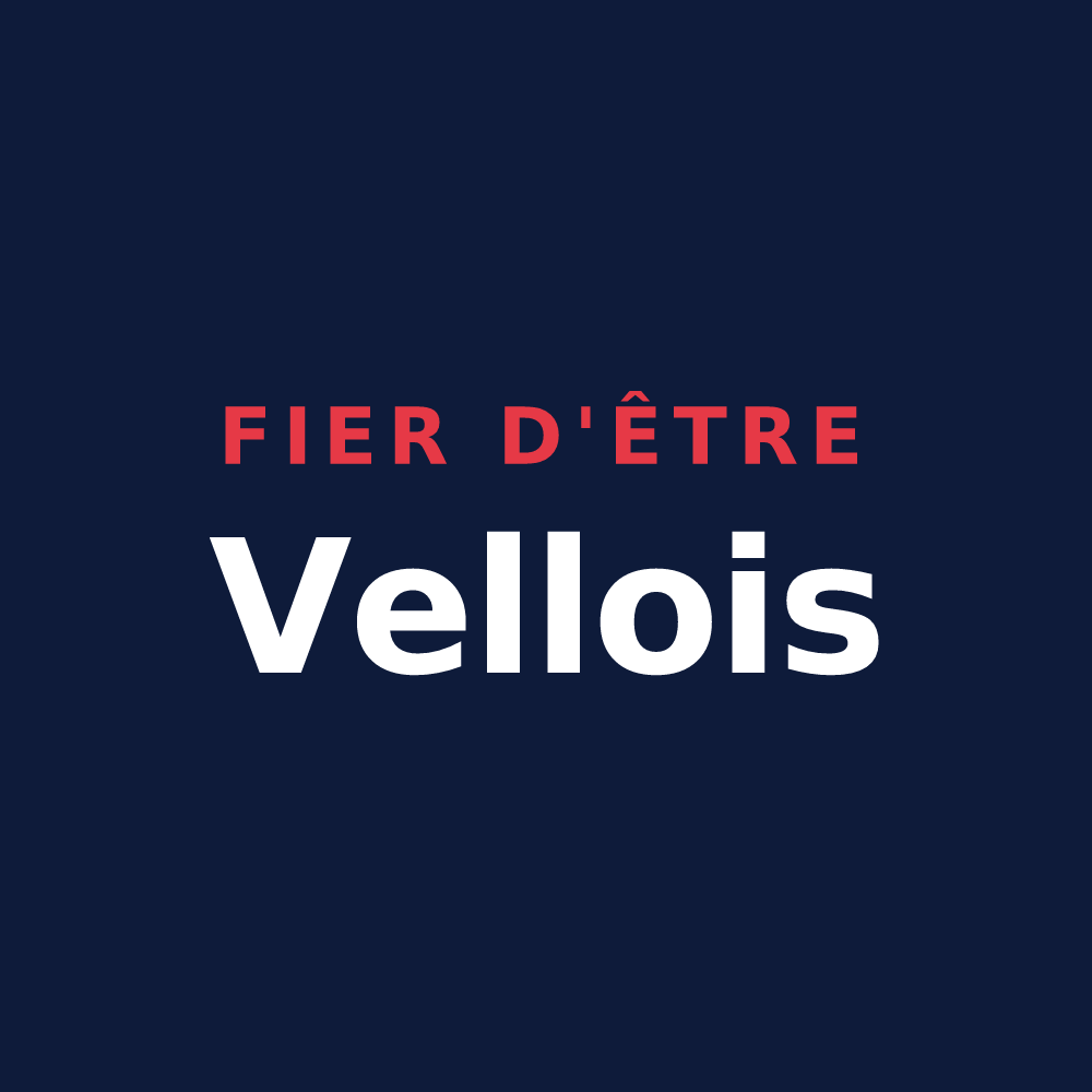 T-shirt « Fier d'être Vellois » — design pour Velles