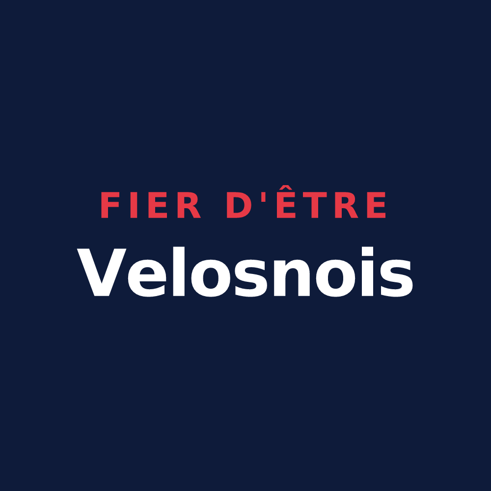 T-shirt « Fier d'être Velosnois » — design pour Velosnes