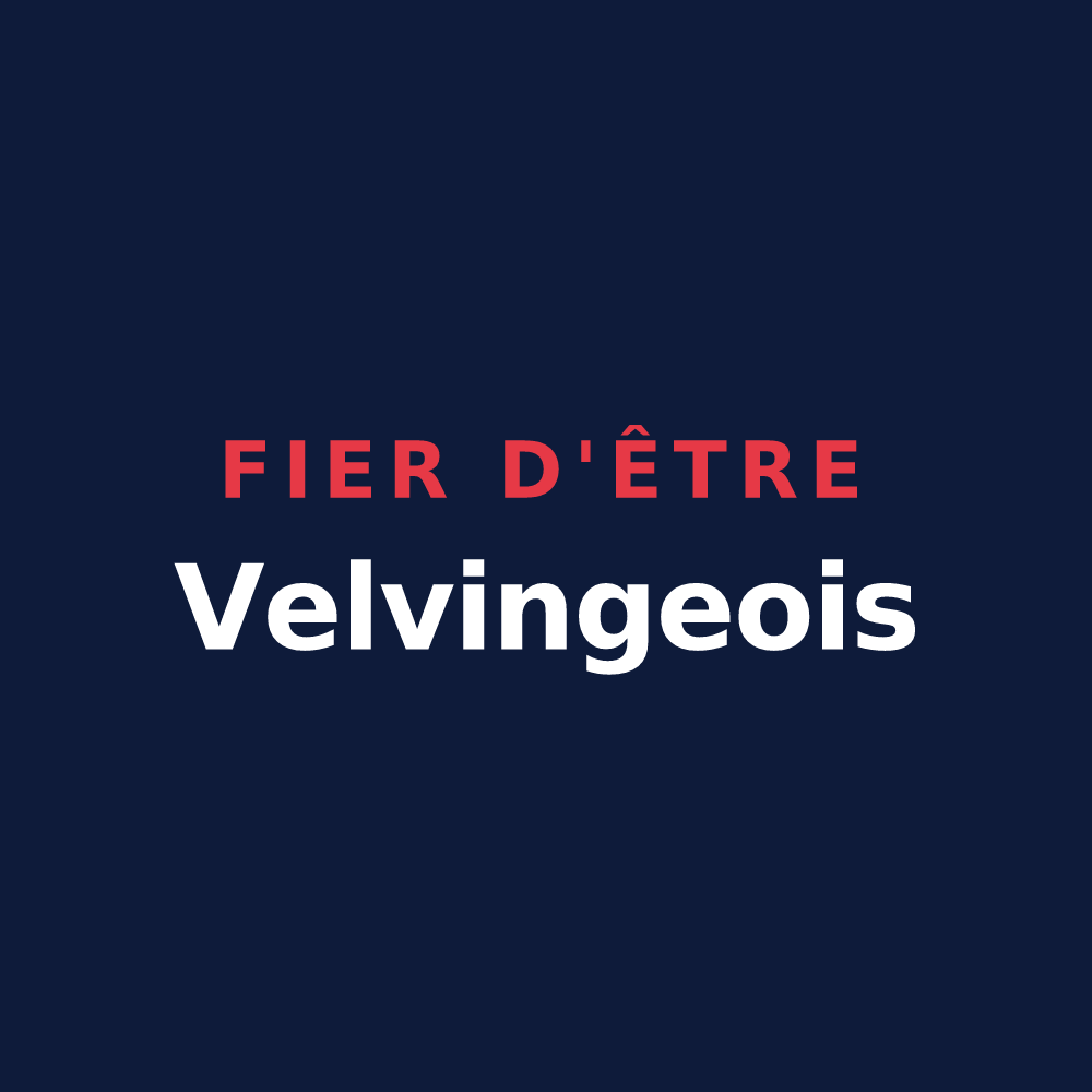T-shirt « Fier d'être Velvingeois » — design pour Velving